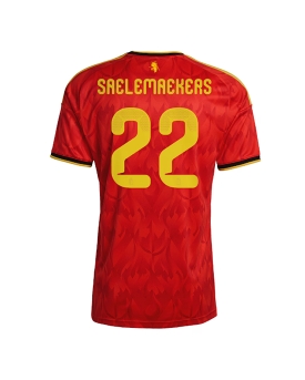 Billige Fotballdrakt Belgia Alexis Saelemaekers #22 Replika Hjemmedrakt VM 2026 Kortermet Billige Fotballdrakt Belgia Alexis Saelemaekers #22 Replika Hjemmedrakt VM 2026 Kortermet